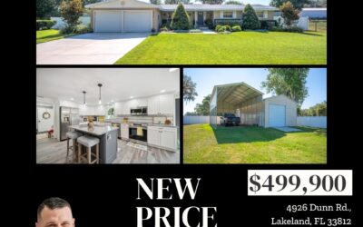 New Price for 4926 Dunn Rd Lakeland, FL